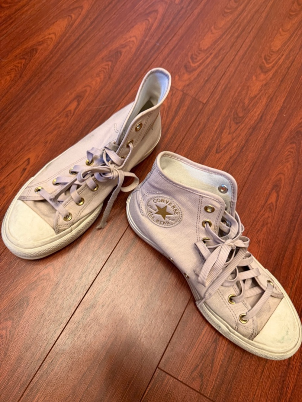 Converse Women's High Top Sneakers in Pastel Lavender